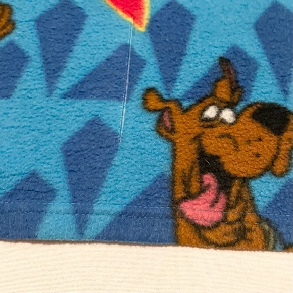 Vintage Scooby Doo Blue Fleece Blanket - Picture 6 of 16